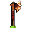 Radiant enchanted axe of Embergrasp